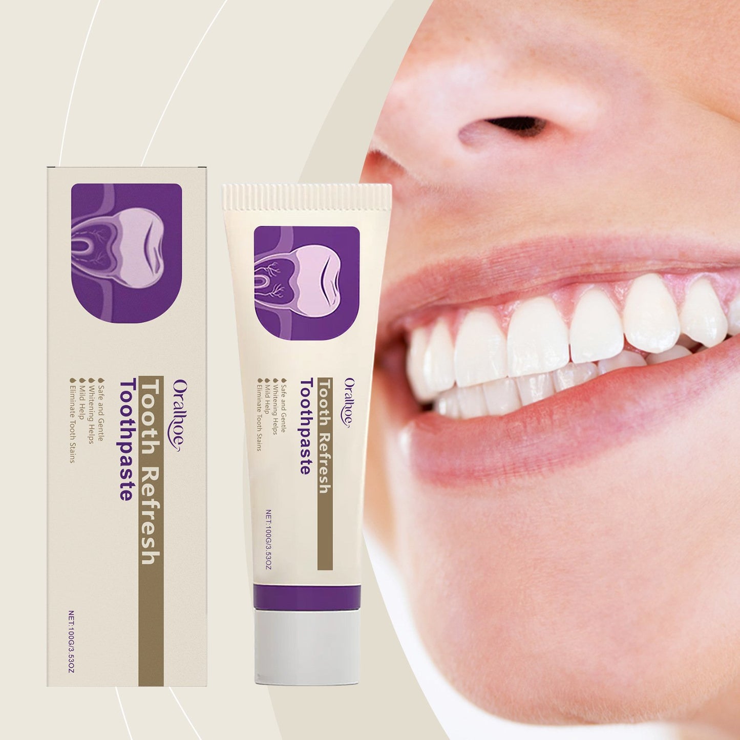 Toothpaste, Fresh Breath, Natural Ingredients, Gentle Care