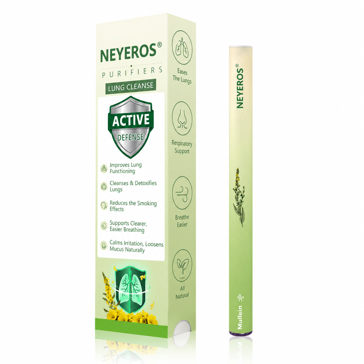 🎐NEYEROS® Botanical Mullein Respiratory Inhaler  Breathe Easier, Feel Clearer & Support Everyday Respiratory Comfort🎗