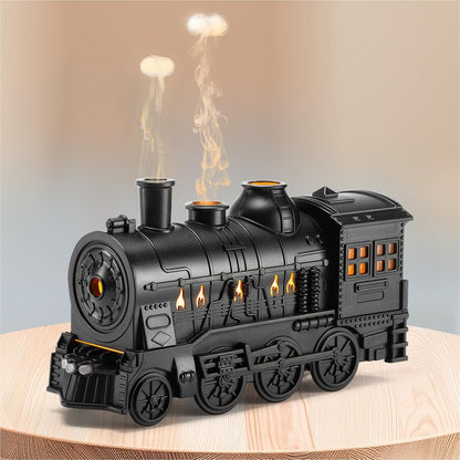 Train Diffuser 300ml, Aromatherapy Diffuser Cool Mist Ultrasonic Aroma Train Diffuser with Remote Control 2 Light 2 Mist Mode Auto Shut-Off for Bedroom Office