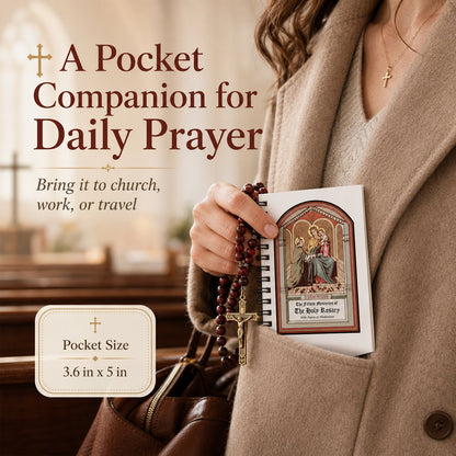🔥LAST DAY 50% OFF - ✝️Pocket Size Rosary Meditation Book❤️The Rosary The Prayer That Saved My Life