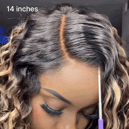 Glueless curly bob wig