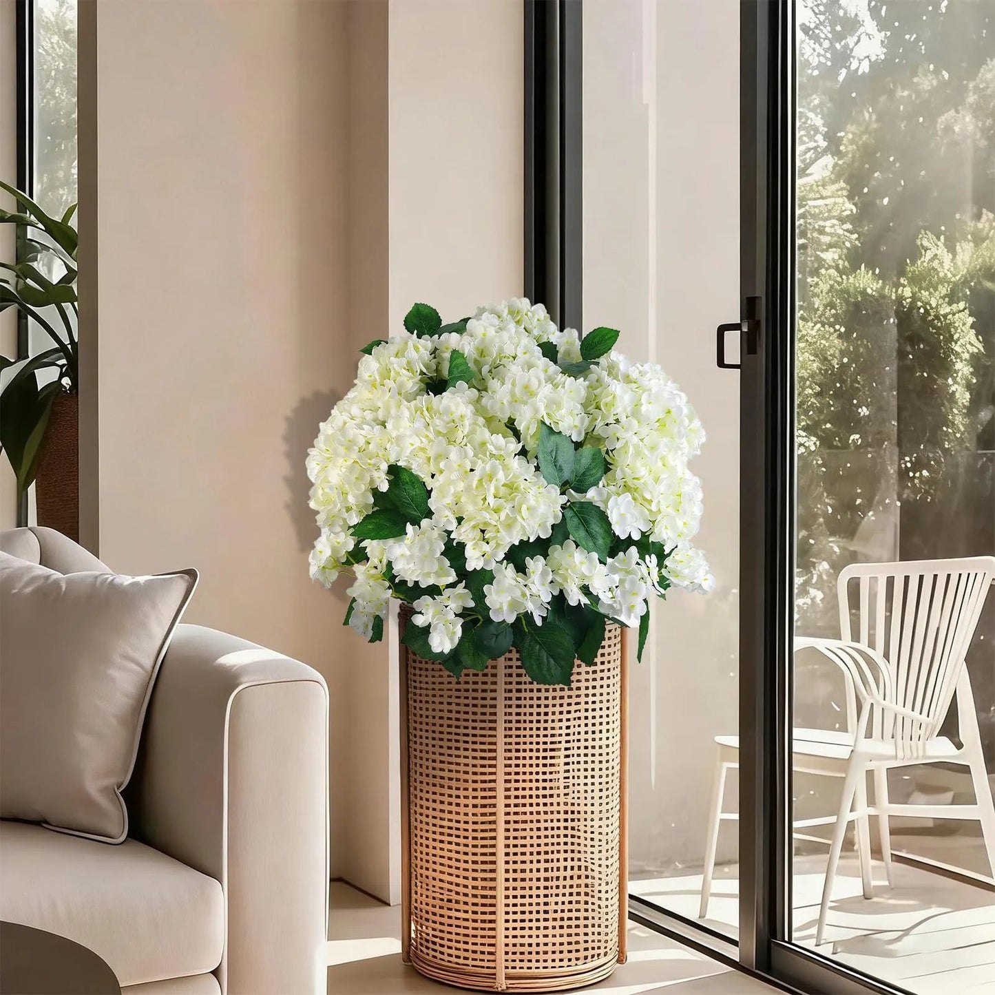 ✨This Week's Special Price $19.97💥🔥Artificial Outdoor Hydrangea Flowers - UV resistant, Waterproof, Windproof