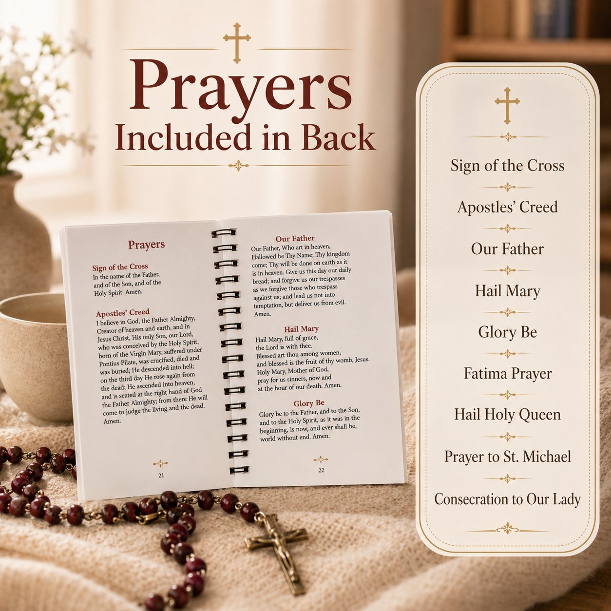 🔥LAST DAY 50% OFF - ✝️Pocket Size Rosary Meditation Book❤️The Rosary The Prayer That Saved My Life