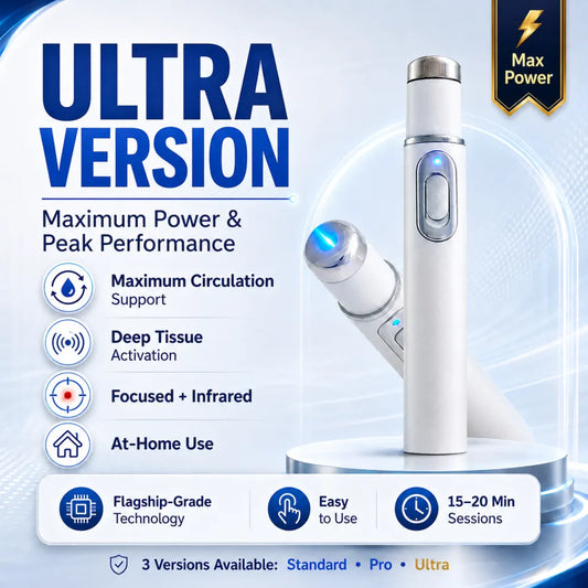 Ultrasonic Shock WaveTherapy Massager--Restore Circulation.Relieve Deep Pain.Rebuild Male Confidence.