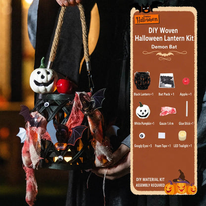 🎃DIY Light-Up Halloween Trick-or-Treat Basket Kit👻 Let Kids Create the Basket They’ll Proudly Carry on Halloween Night! ✨
