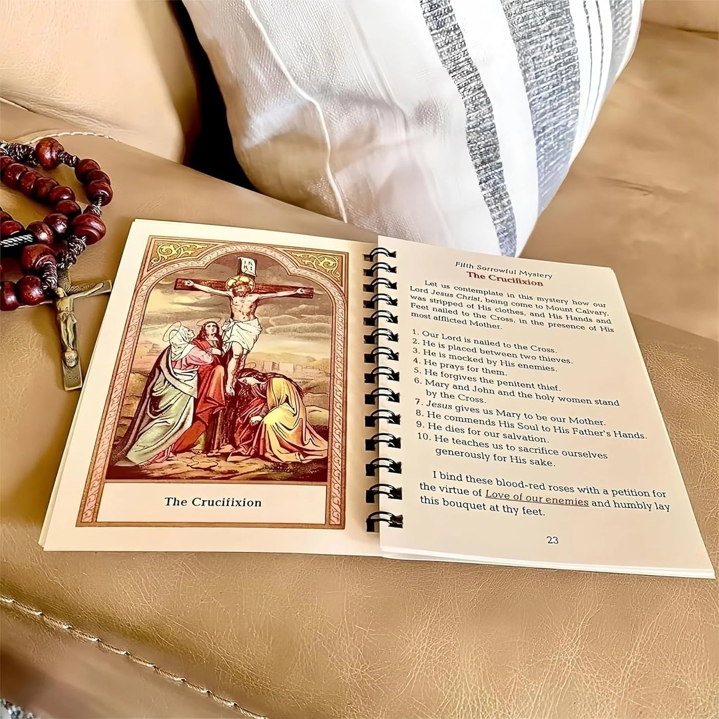 🔥LAST DAY 50% OFF - ✝️Pocket Size Rosary Meditation Book❤️The Rosary The Prayer That Saved My Life