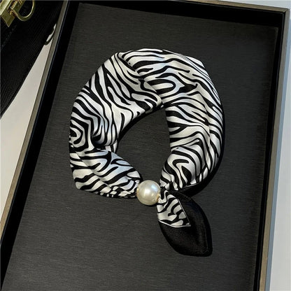 🏆25K+ SOLD 🔥2026 HOT SALE ✨ Effortless Glamour: Pop-On Pearl Necklace Scarf 🧣