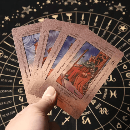 🔥LAST DAY 50% OFF - ✝️Pink Holographic Tarot Deck: Unlock Intuition with Ease and Beauty