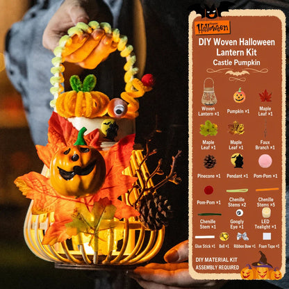 🎃DIY Light-Up Halloween Trick-or-Treat Basket Kit👻 Let Kids Create the Basket They’ll Proudly Carry on Halloween Night! ✨