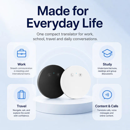 AI Pocket Translator – Real-Time Two-Way Voice Translation in 165+ Languages