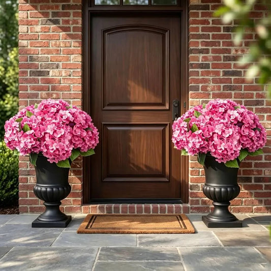 ✨This Week's Special Price $19.97💥🔥Artificial Outdoor Hydrangea Flowers - UV resistant, Waterproof, Windproof