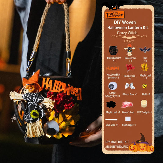 🎃DIY Light-Up Halloween Trick-or-Treat Basket Kit👻 Let Kids Create the Basket They’ll Proudly Carry on Halloween Night! ✨