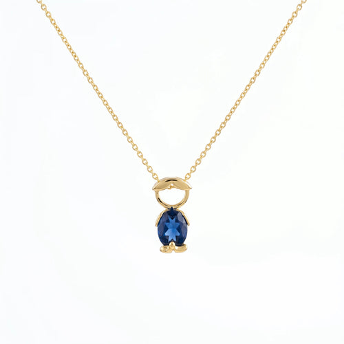 Custom Family Birthstone Necklace