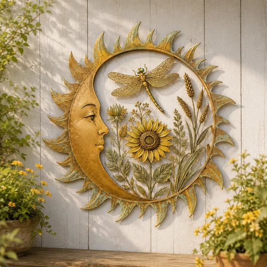 🌞 Vintage Sun Garden Wall Decor Collection (📦Buy 2 Free Shipping)