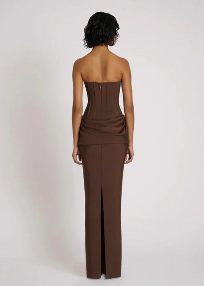 Dark Magnolia Gown
