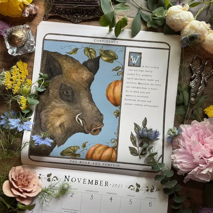 🌙 Woodland Warden 2027 Planner – A Year of Nature's Wisdom & Intention